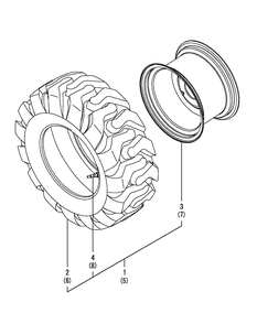 Tire Front R4 Diagram and Parts List for SX3100 54ALB4S727-54ALB4SW727-54ALB4SX727-54ALB4SY727-54ALB4SZ727-54AMB4S727-54AMB4SW727-54AMB4SX727-54AMB4SY727-54AMB4SZ727 Cub Cadet Lawn Tractor